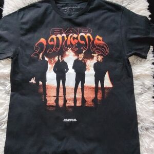 Bad Omens Band Tee - Black with Orange Print